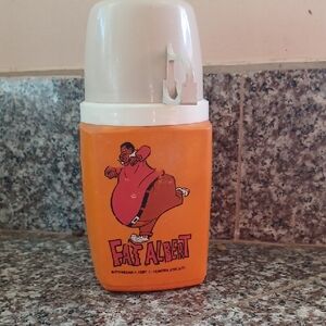 Fat Albert Orange Thermos 1973